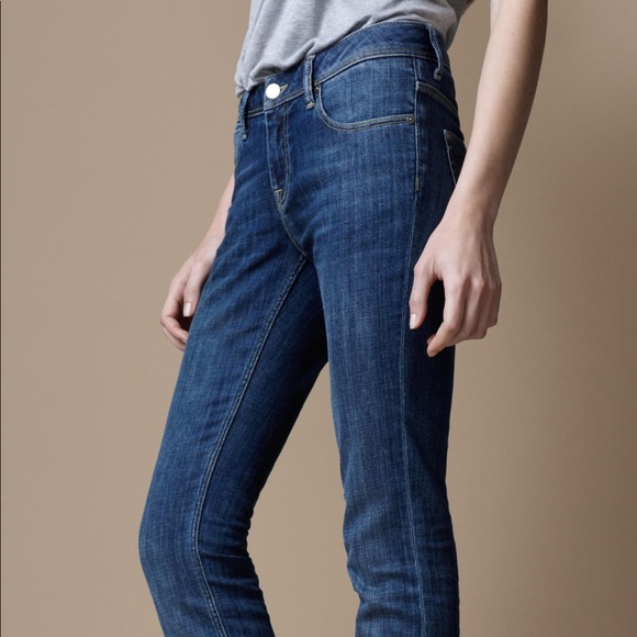 Burberry Denim - EUC BURBERRY ISLINGTON 26 bootleg 34” Inseam